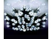 Premier 50 Multi-Action Battery Operated LED Time Lights - WHITE